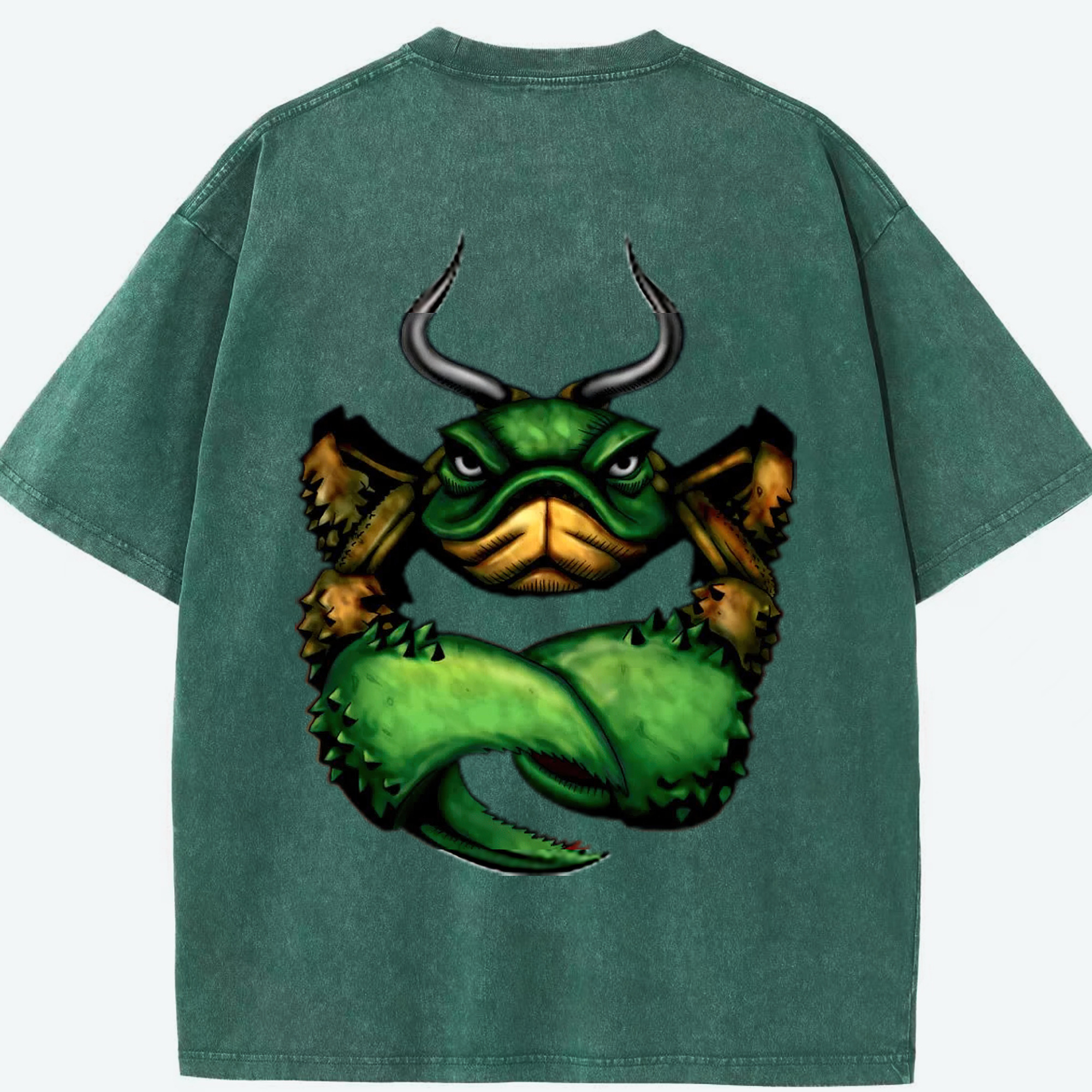 （画像用） 遊☆戯☆王 Yu-Gi-Oh! 綿100% ヴィンテージ風 半袖Tシャツ（背面プリント）